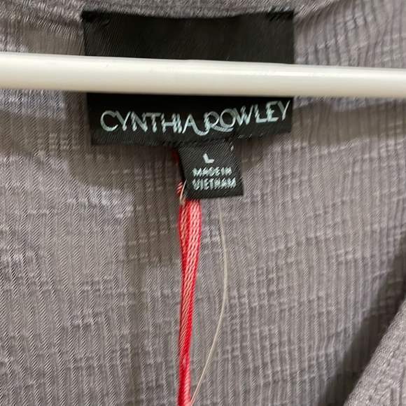 Cynthia Rowley gray tank top ( sz l) - Picture 3 of 7